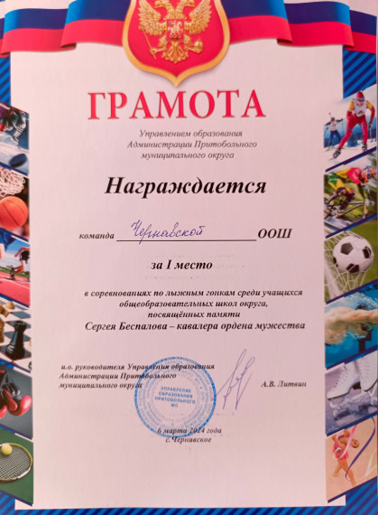 Лыжный пробег, посвящённый памяти Сергея Владимировича Беспалова - кавалера ордена Мужества.