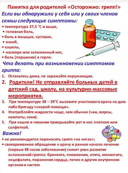 Профилактика гриппа, ОРВИ и внебольничной пневмонии..
